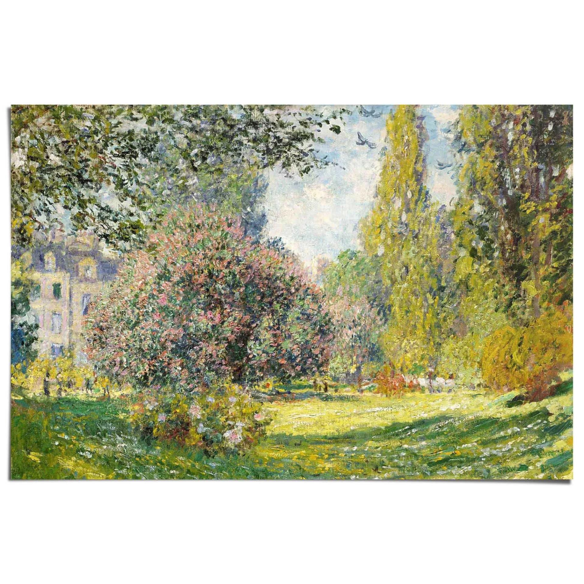 Poster REINDERS Claude Monet Parc Monceau Grün 91,5x61 cm - Bild 3