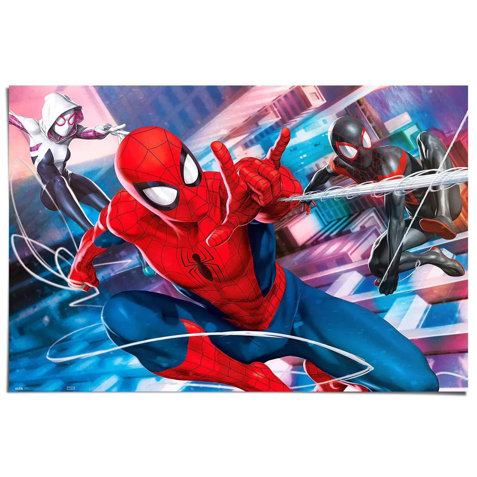 Reinders! Poster Marvel Spiderman Peter Miles Gwen Blau - Bild 3
