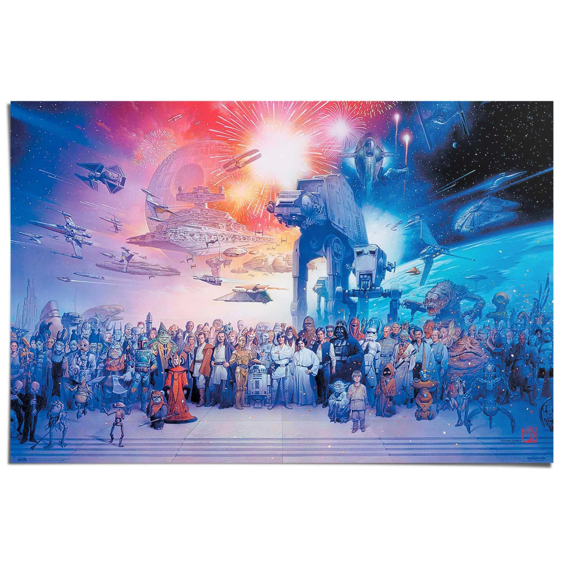 Reinders! Star Wars - legacy characters Poster Blau - Bild 3