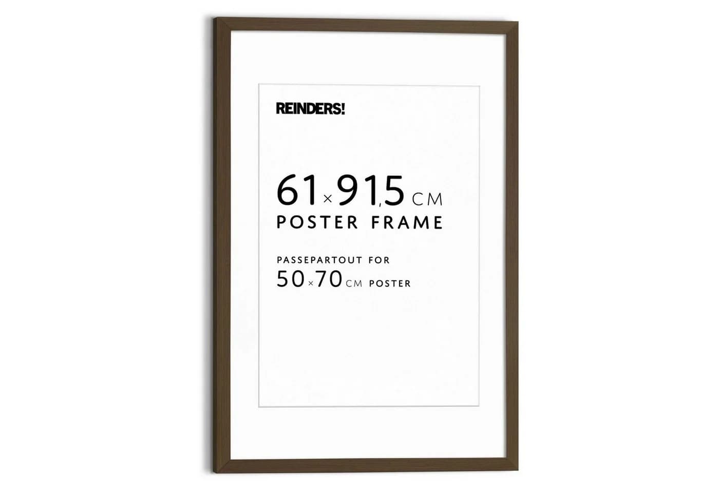 Reinders! Bilderrahmen Walnuss MDF 64,5x95 cm - Bild 2