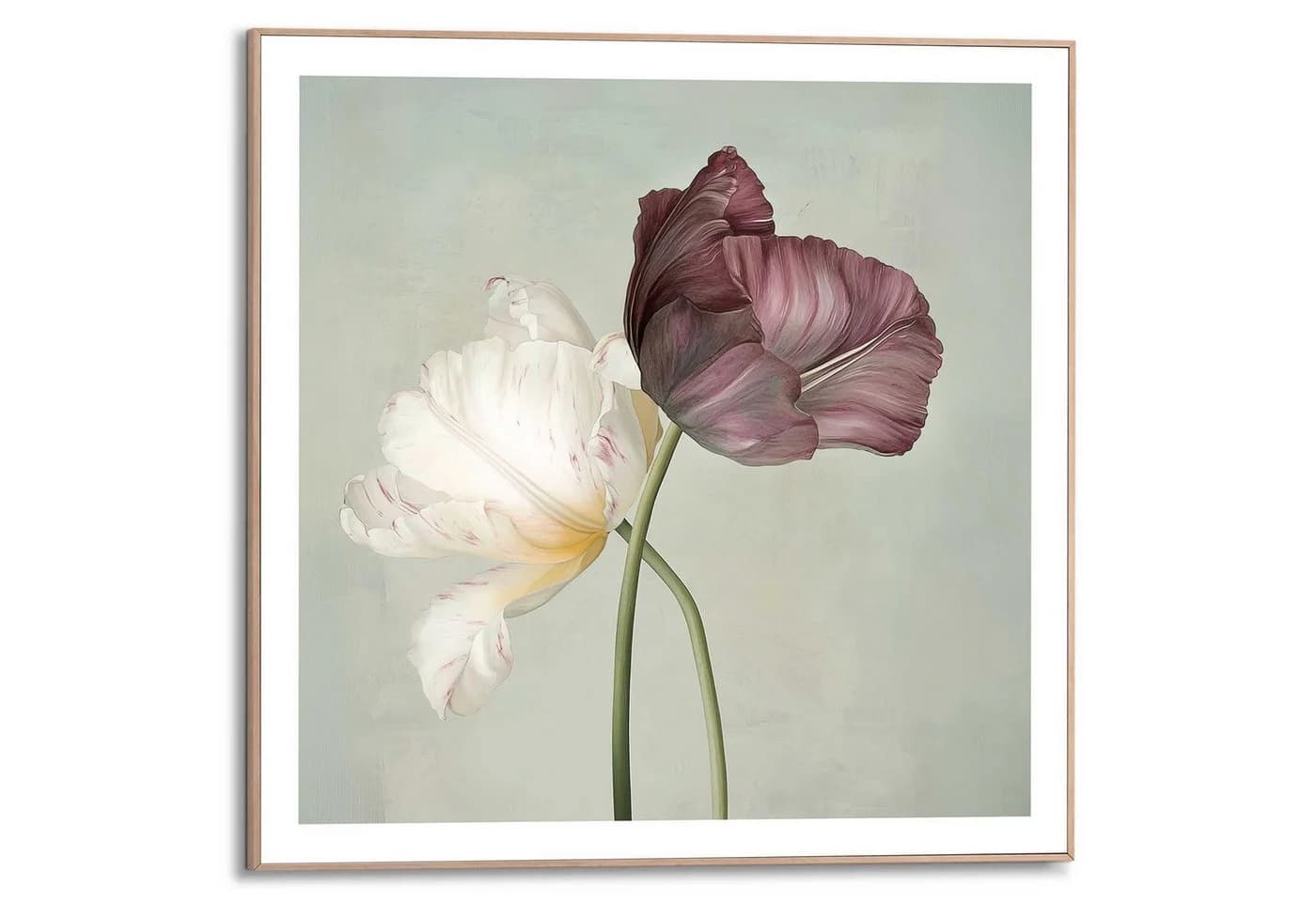 Poster REINDERS Tulips Grün 50x50 cm - Bild 2