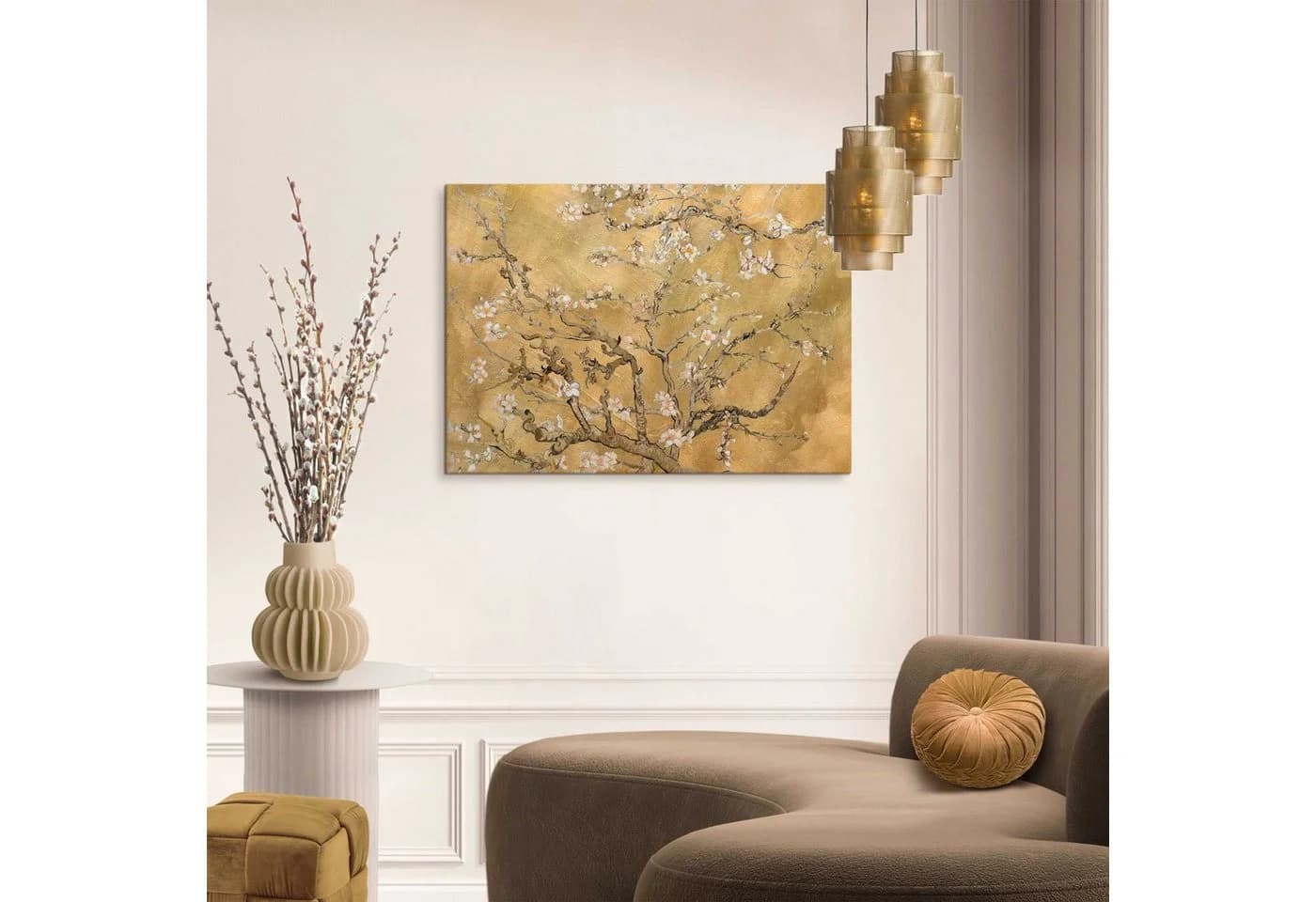 Reinders! Leinwandbild Van Gogh - Almondblossom 70x50 cm Gold