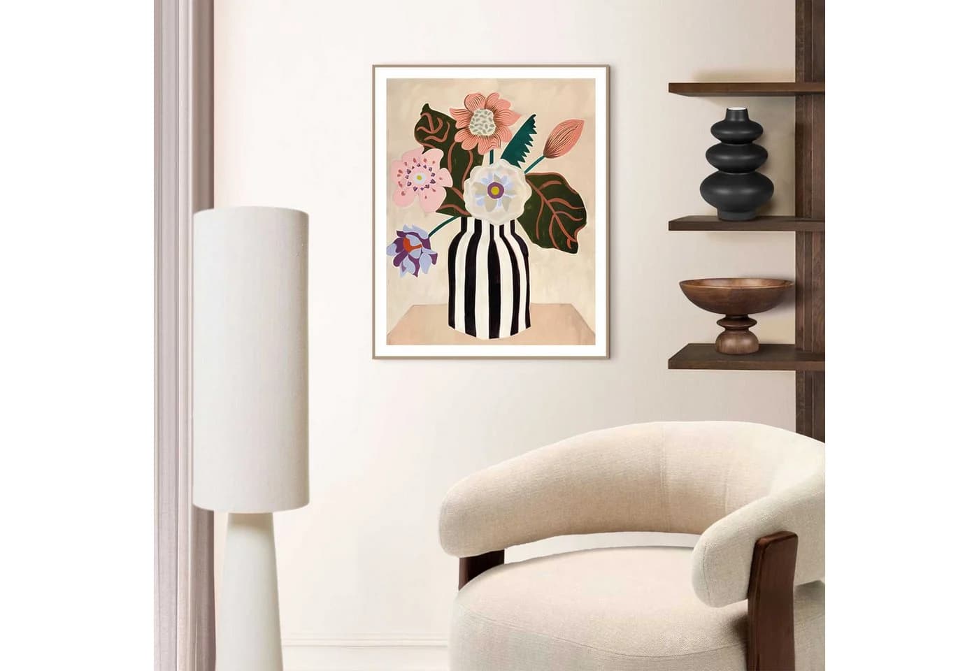 Reinders! Poster Funky Flowers Mehrfarbig