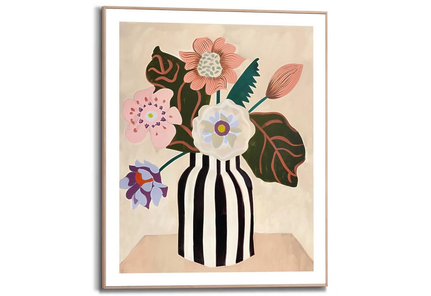 Reinders! Poster Funky Flowers Mehrfarbig - Bild 2