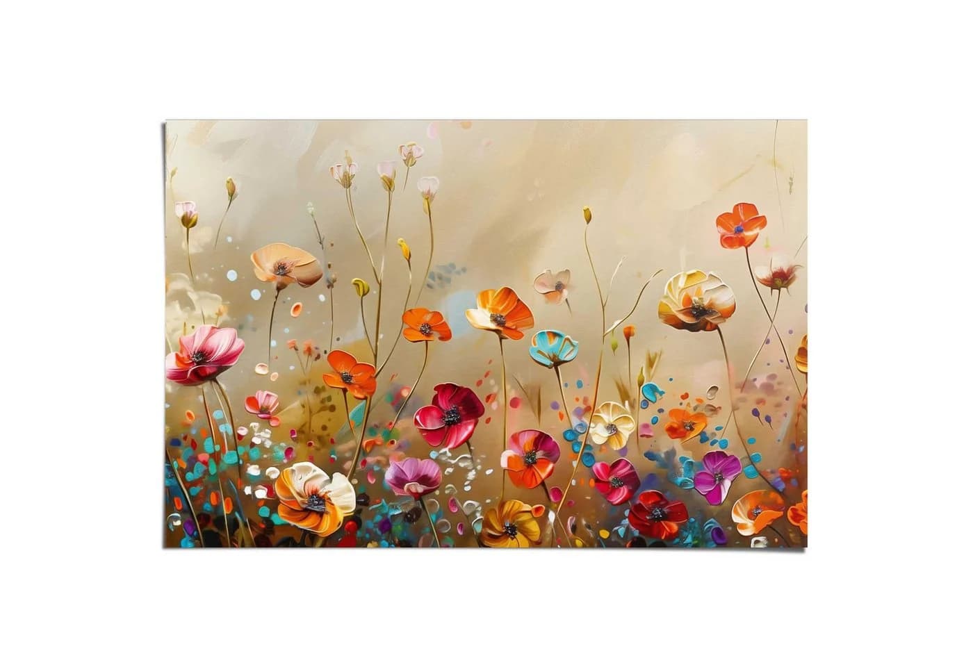 Reinders! Poster Sommerliches Blumenfeld Mehrfarbig - Bild 2