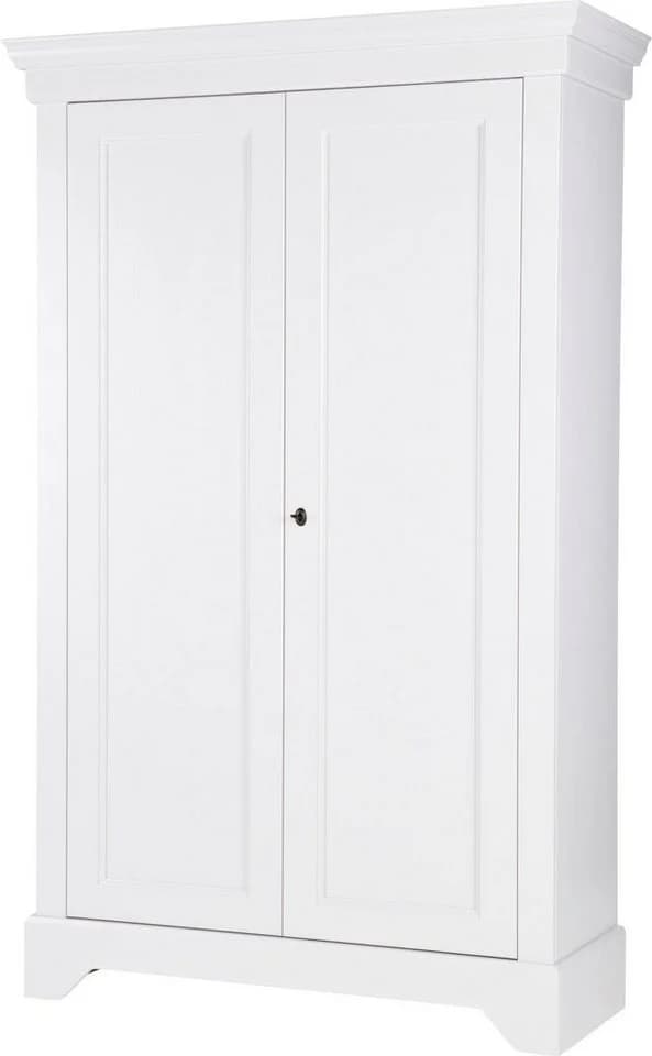 Garderobenschrank WOOOD Isabel weiß mit 4 Böden - Bild 1