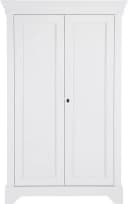 Garderobenschrank WOOOD Isabel weiß mit 4 Böden Bild 3
