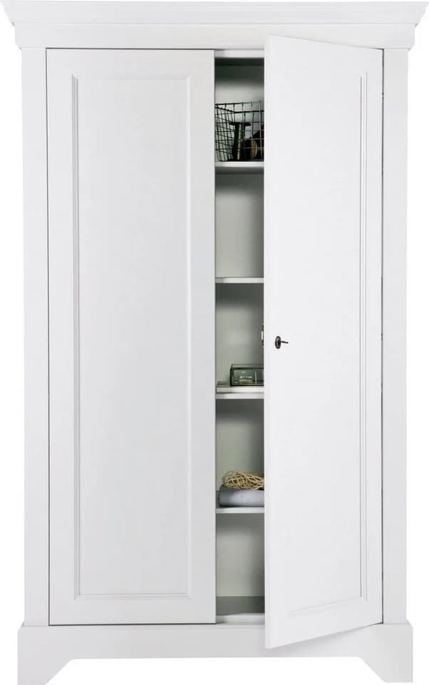 Garderobenschrank WOOOD Isabel weiß mit 4 Böden - Bild 4