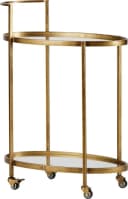Bartisch WOOOD Push Trolley Gold Bild 2