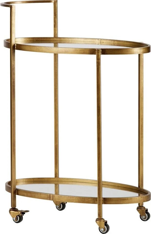 Bartisch WOOOD Push Trolley Gold - Bild 2