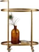 Bartisch WOOOD Push Trolley Gold Bild 4