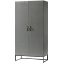 WOOOD Morris Garderobenschrank Grau Kiefer Metall Bild 1