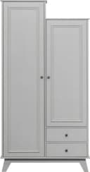 WOOOD Garderobenschrank Lily Grau Asymmetrisch Bild 2