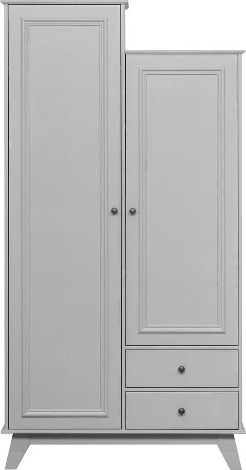 WOOOD Garderobenschrank Lily Grau Asymmetrisch - Bild 2