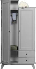 WOOOD Garderobenschrank Lily Grau Asymmetrisch Bild 5