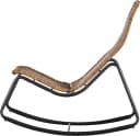 WOOOD Gartenstuhl TOMS Rattan Schwarz Beige Bild 4