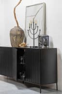 WOOOD Sideboard New Gravure Beige Kiefer Holzwerkstoff Bild 1