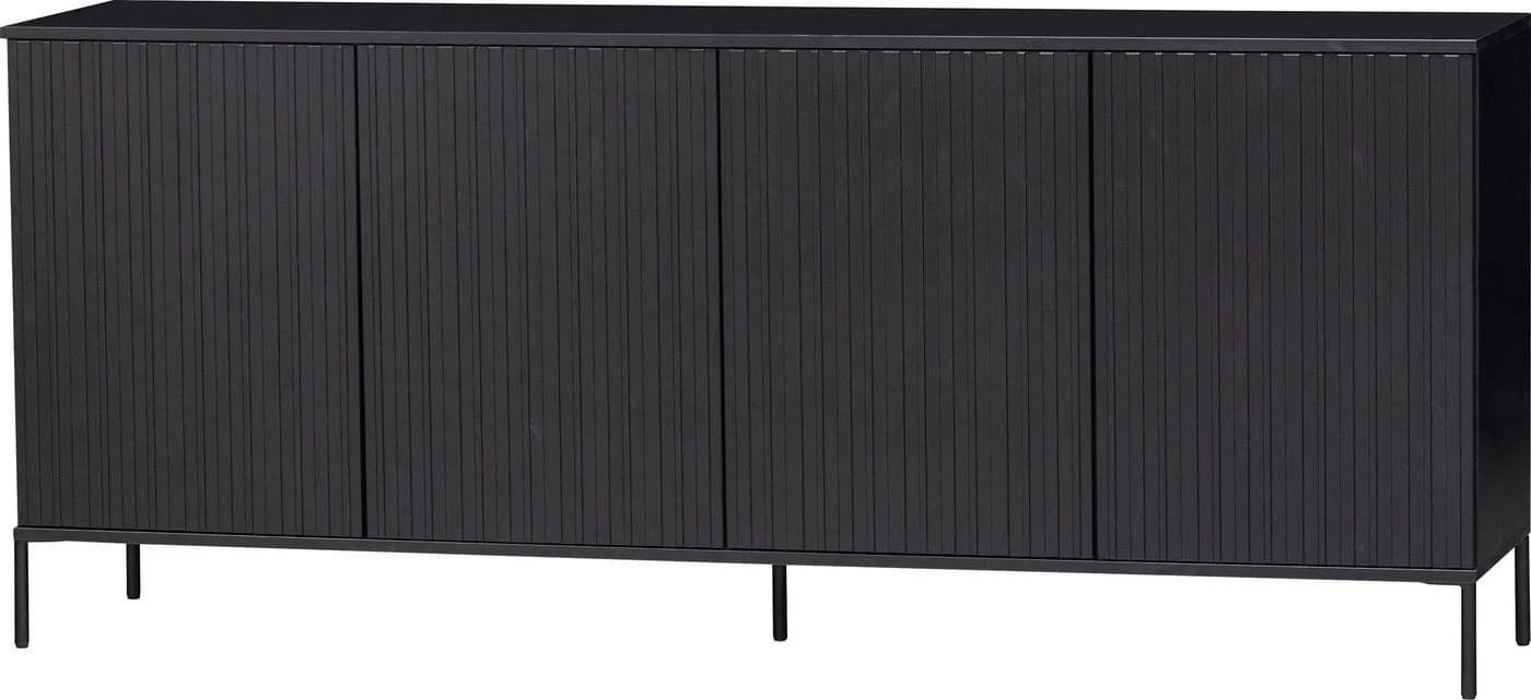 WOOOD Sideboard New Gravure Beige Kiefer Holzwerkstoff - Bild 2