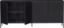 WOOOD Sideboard New Gravure Beige Kiefer Holzwerkstoff Bild 4