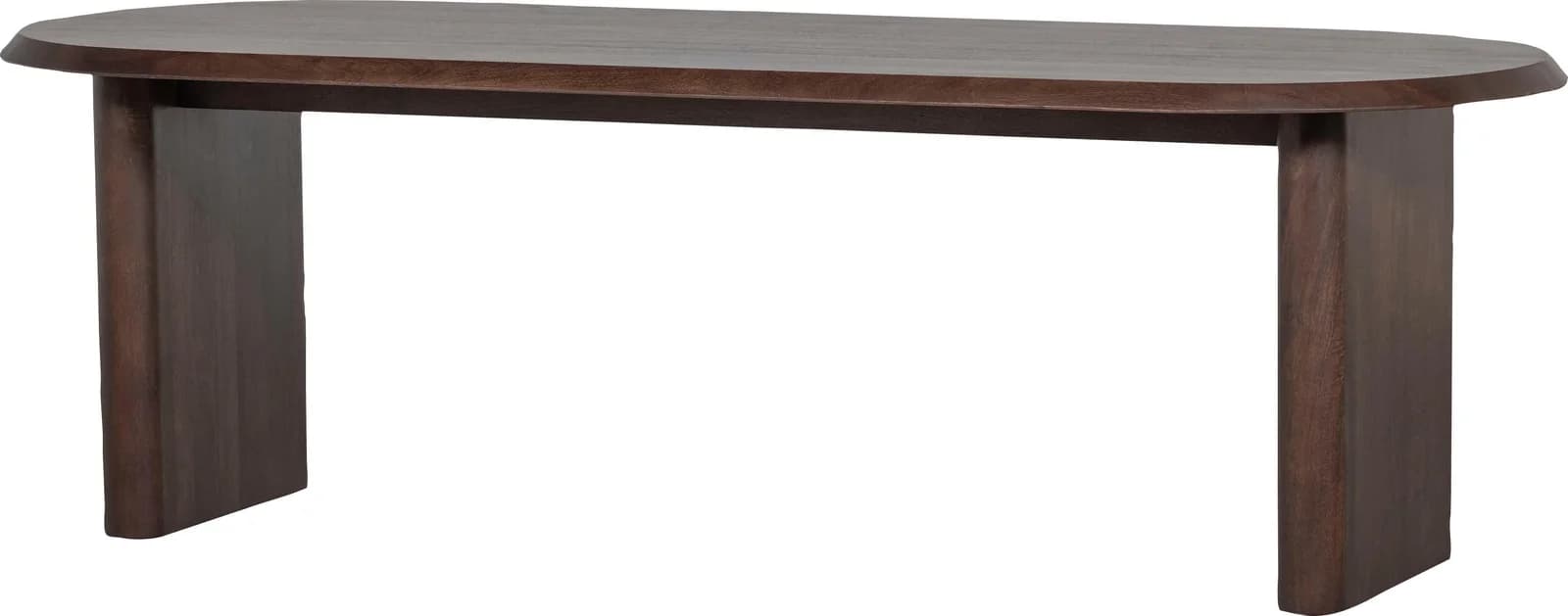 Esstisch Ellipse Mangoholz 240x90 cm