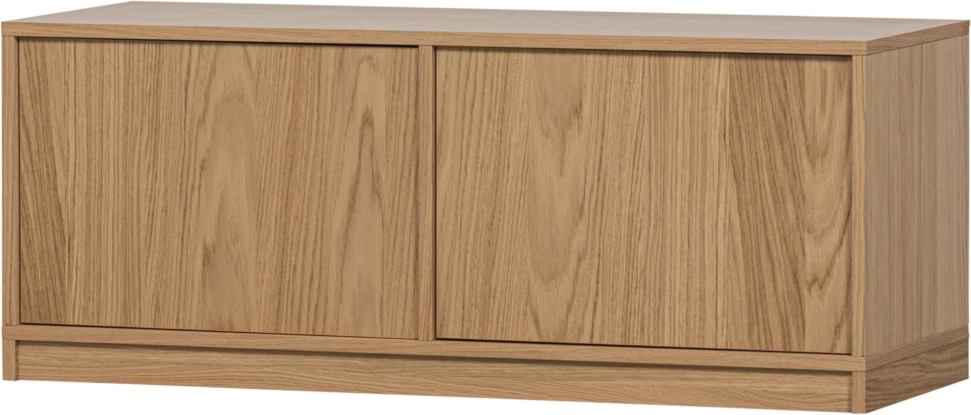 WOOOD Lowboard MODULAIR Eiche massiv mit Druckmechanismus