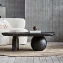 WOOOD Couchtisch Steppe Mangoholz Teilmassiv Modern Bild 1