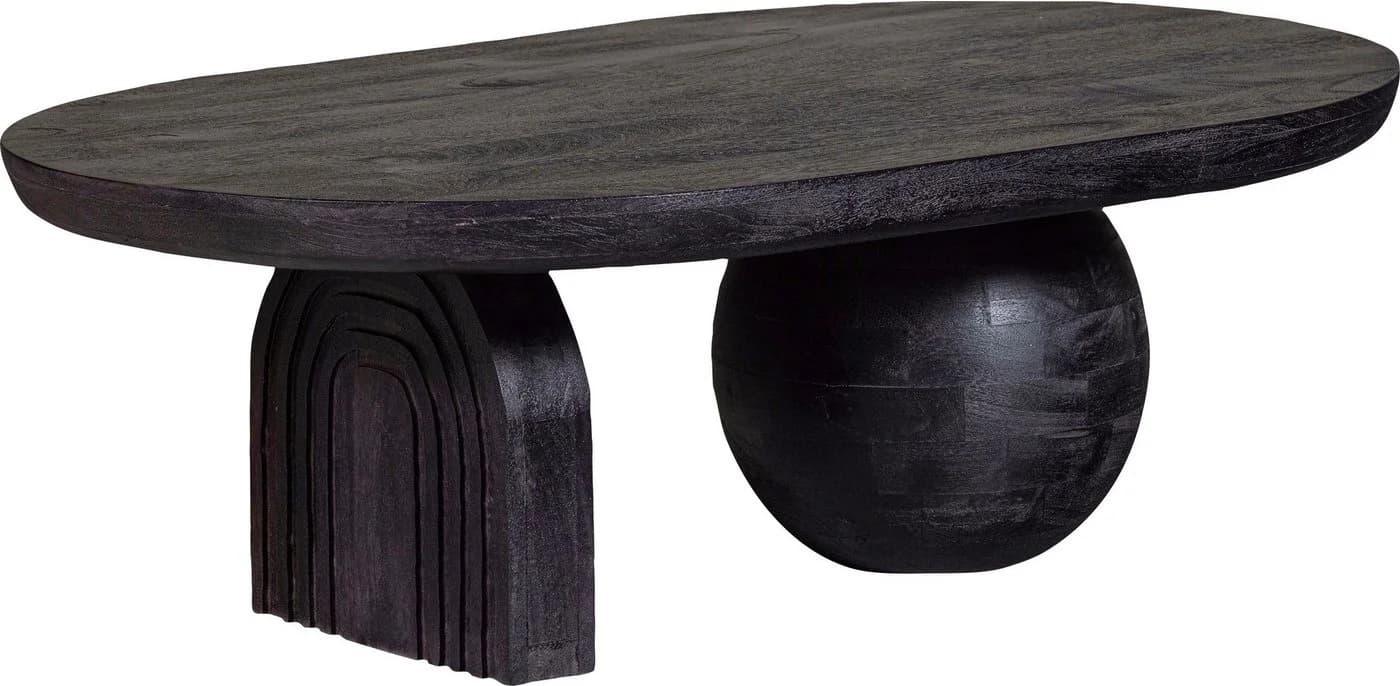 WOOOD Couchtisch Steppe Mangoholz Teilmassiv Modern - Bild 3