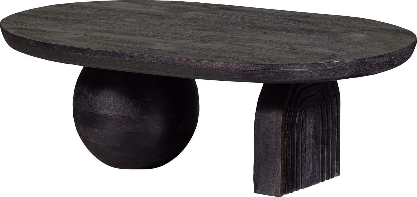 WOOOD Couchtisch Steppe Mangoholz Teilmassiv Modern - Bild 4