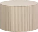 WOOOD Beistelltisch Prague Beige Runde Form MDF Bild 2