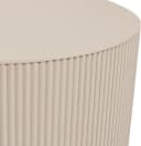 WOOOD Beistelltisch Prague Beige Runde Form MDF Bild 3