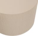 WOOOD Beistelltisch Prague Beige Runde Form MDF Bild 4