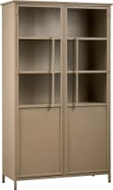 Vitrine Exhibit Metall Glasvitrine Khaki Modern Bild 2