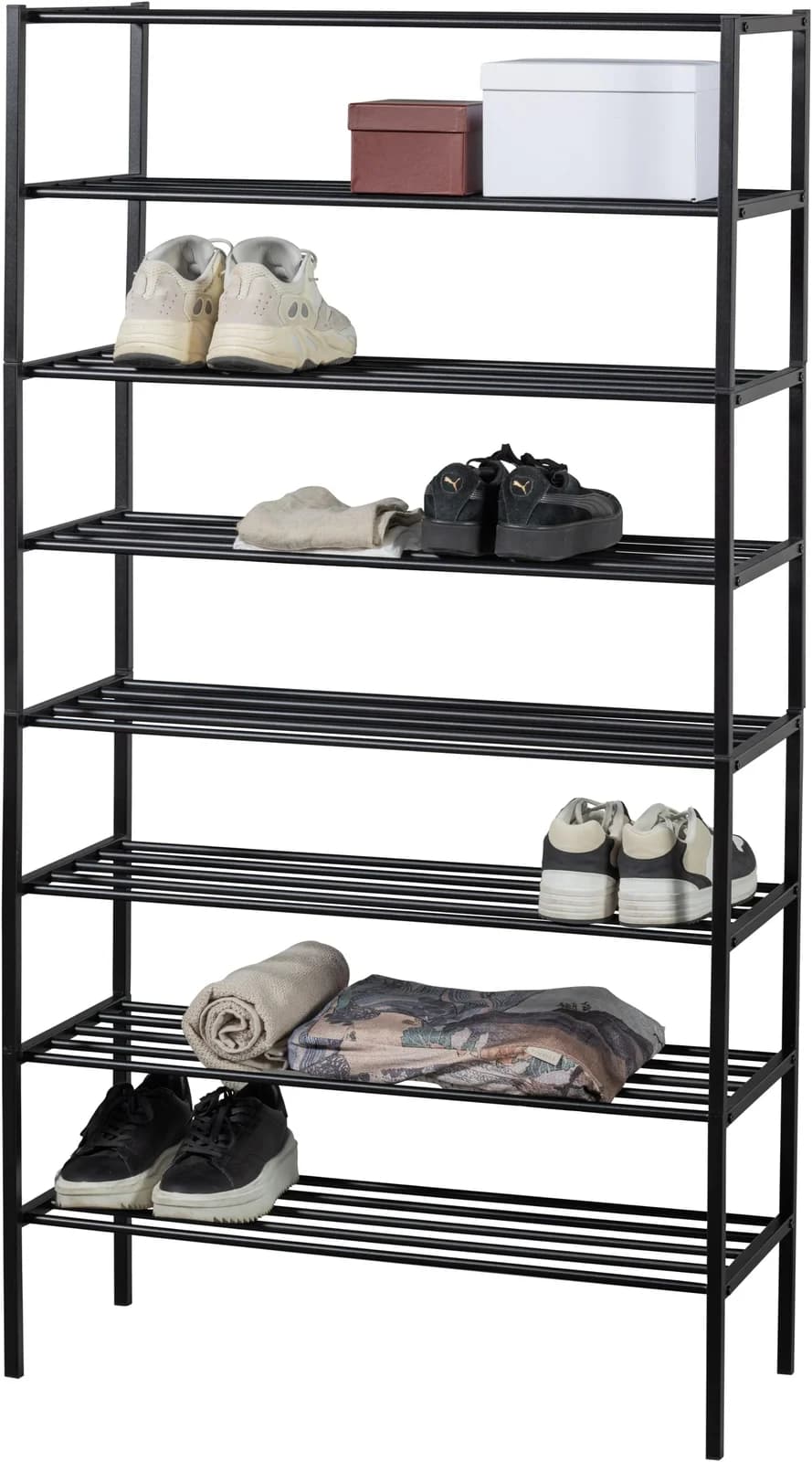 Tchibo - Woood Schuhregal Ferro Schwarz Metall
