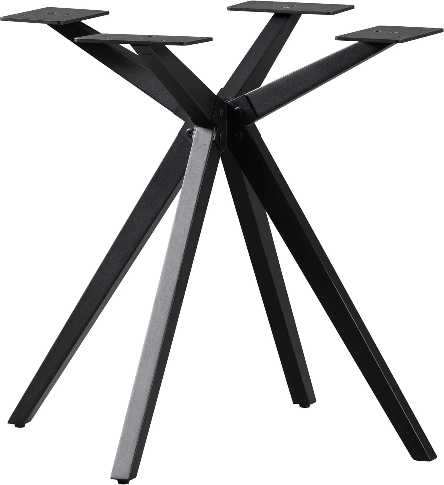 WOOOD Tischbein TABLO Schwarz Metall Ø 80 x H 72 cm