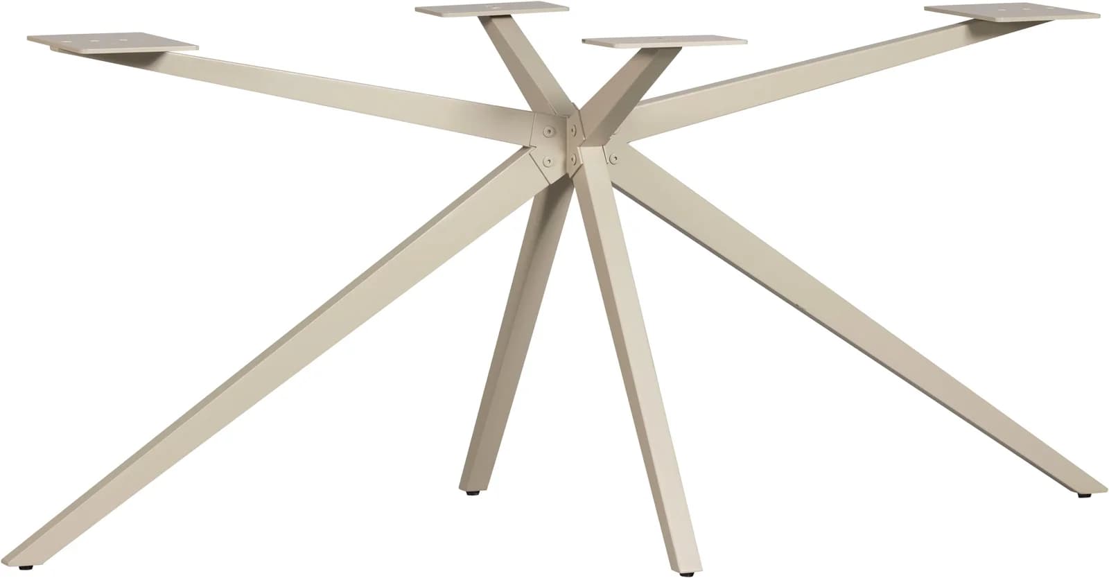 WOOOD Tischbein Tablo Holland XL Metall Grau