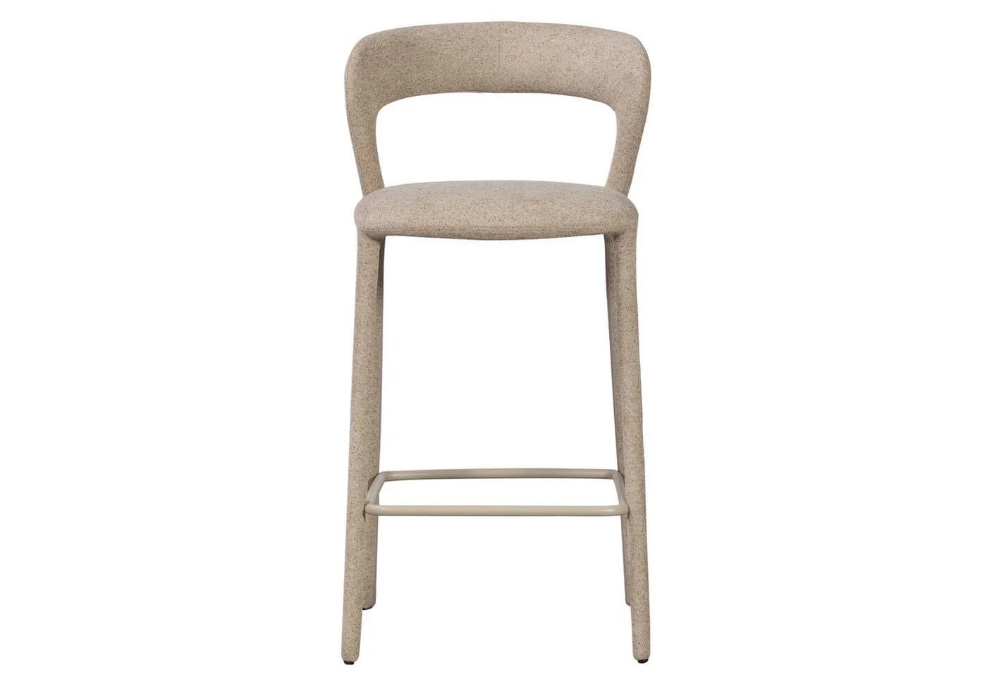 Tchibo Barhocker Noble Braun Holz Polyester - Bild 4