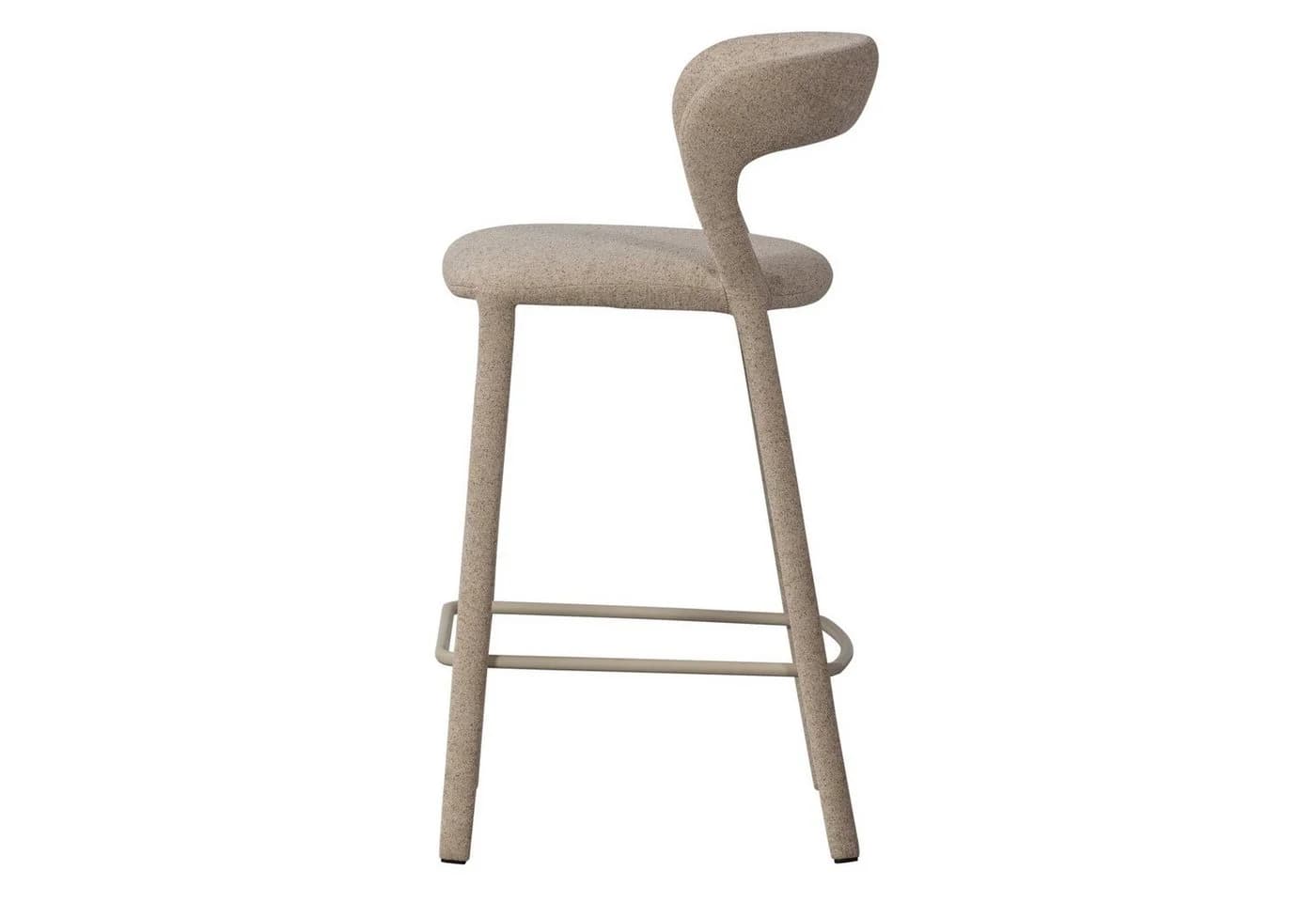 Tchibo Barhocker Noble Braun Holz Polyester - Bild 5