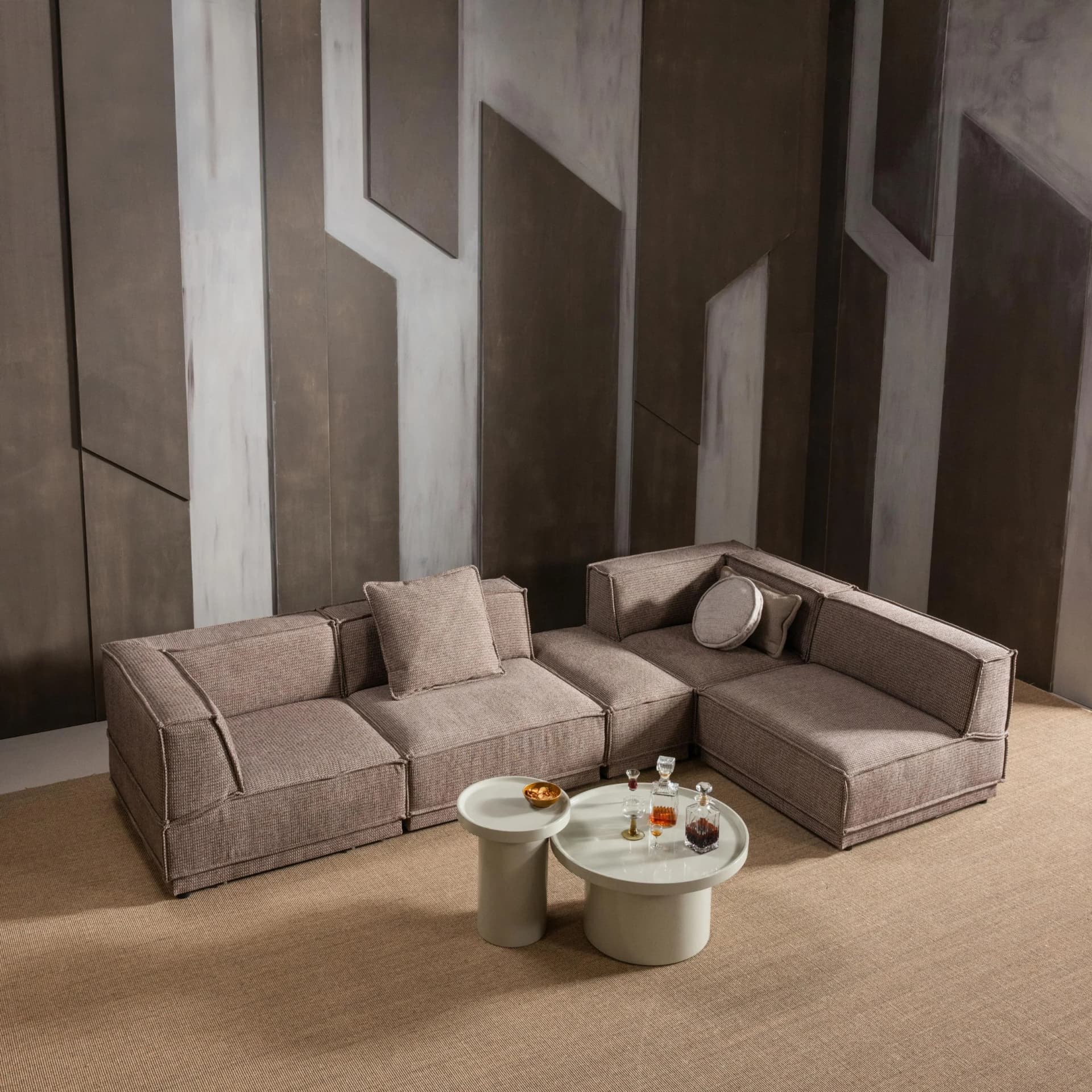 Ostermann Beistelltisch MOUTIQUE ELISE Beige Modern