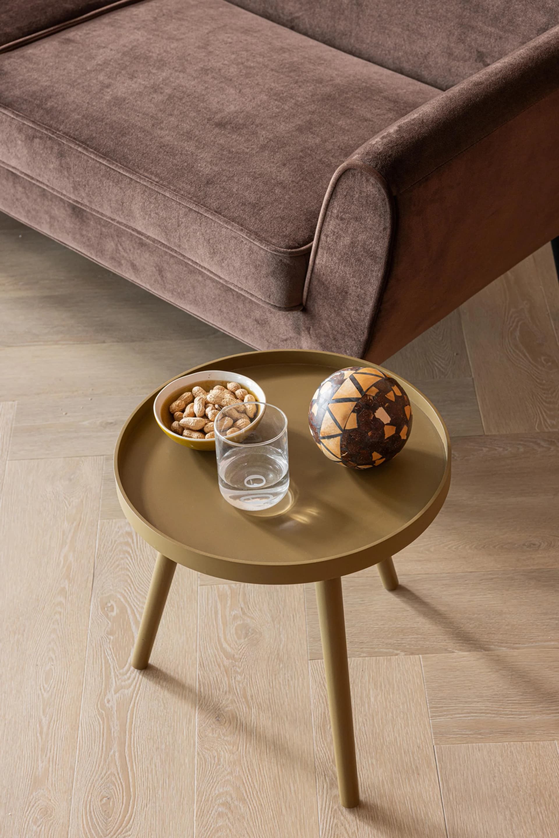 Ostermann Beistelltisch MOUTIQUE AMBRE Honiggelb Modern
