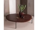 WOOOD Couchtisch Kota Braun MDF & Holzfurnier Modernes Design Bild 1