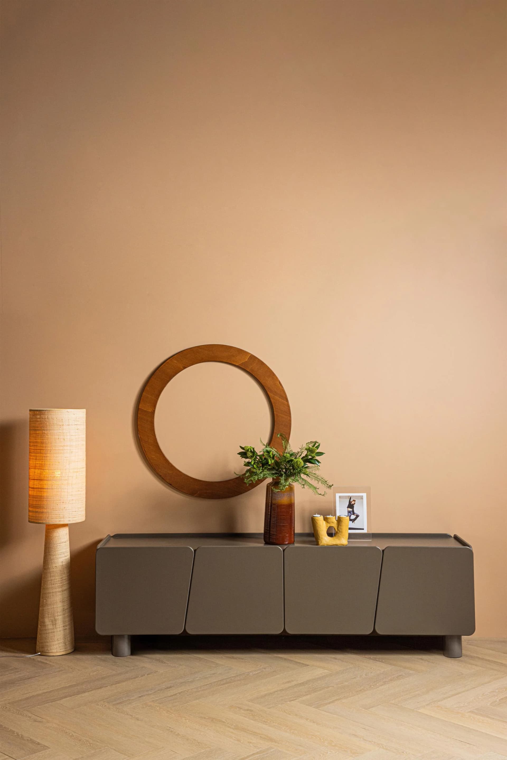 Lowboard MOUTIQUE AMOUR Braun Kiefer massiv modern