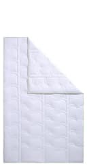 QUEENS TEXTILES Iris Sommerbettdecke Weiß Baumwolle Viskose Bild 1