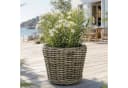 Van der Leeden Pflanzkorb Rattan Braun 12L Bild 2