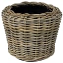 Van der Leeden Blumentopf Rattan 34x30cm mit Kunststoffeimer Bild 2