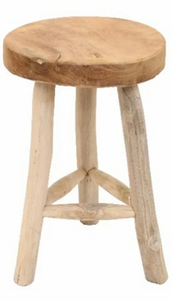 Van der Leeden Blumenhocker Teakholz Braun Handmade Unikat - Bild 5