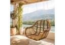 Van der Leeden Hängesessel Rattan Dunkelbraun mit Aufhängung Bild 2