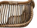 Van der Leeden Hängesessel Rattan Dunkelbraun mit Aufhängung Bild 5