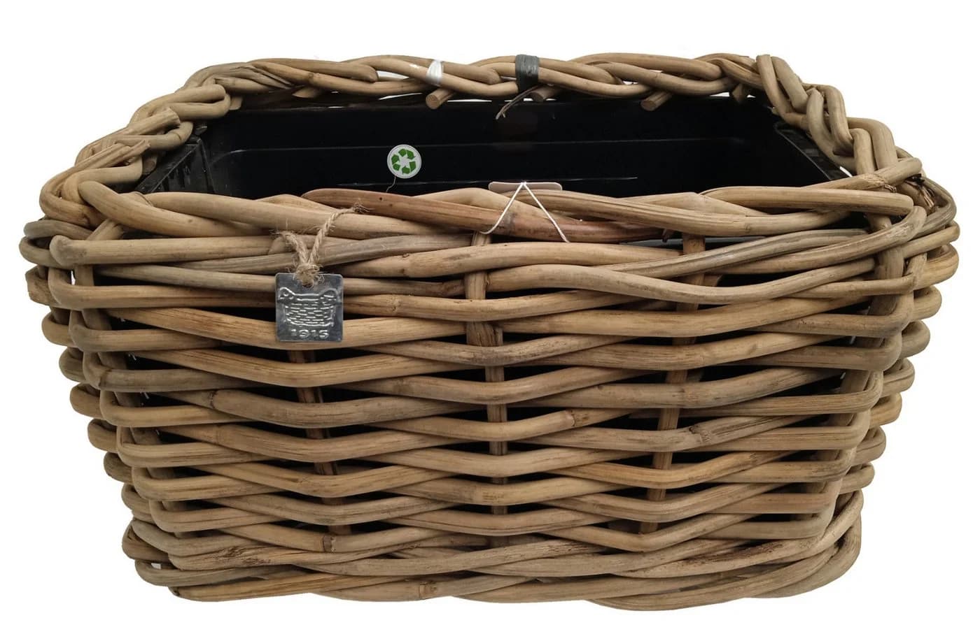 Van der Leeden Pflanzkorb Rattan Braun 27L - Bild 2