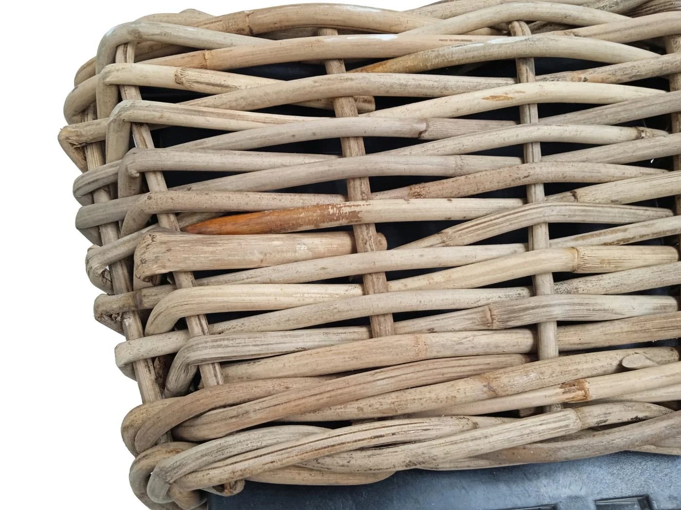 Van der Leeden Pflanzkorb Rattan Braun 27L - Bild 4