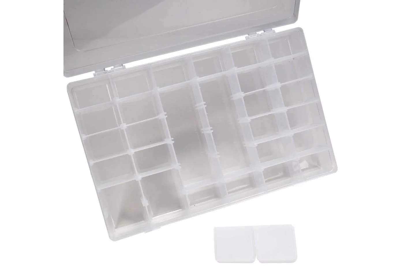 Work plus Sortierbox Transparent 36 Fächer Verstellbare Trennwände - Bild 2